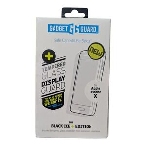 H9. Gadget Guard Black Ice + for Apple‎ iPhone X - Clear / Back Glass ONLY